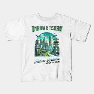 Future Sustainable City Design Kids T-Shirt